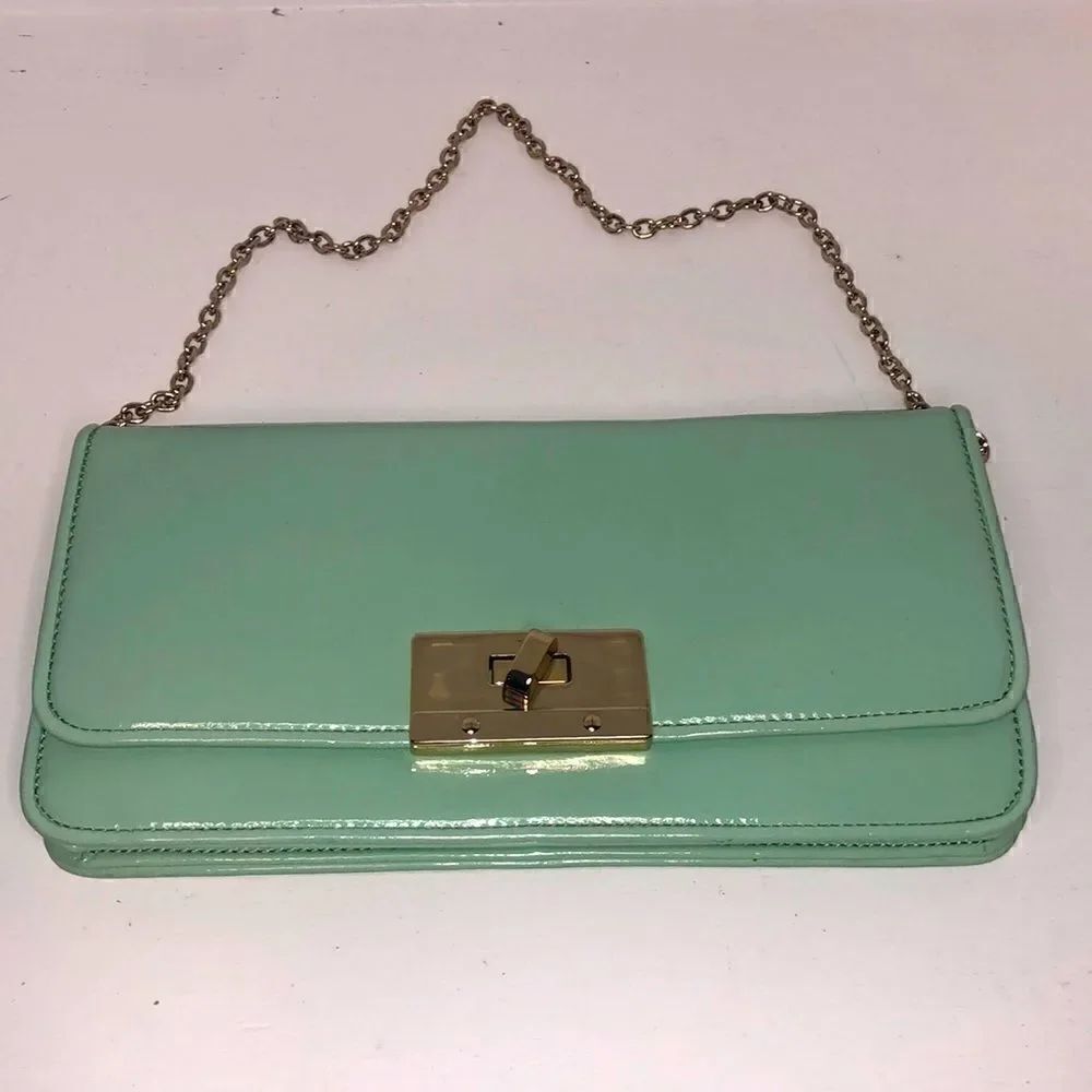 Banana Republic mint purse/clutch - Picture 2 of 11